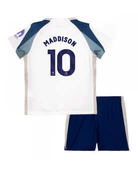 Tottenham Hotspur James Maddison #10 Maglia Gara Casa Repliche 2025-26 Bambino Maniche Corte